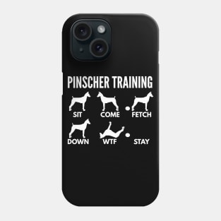 Pinscher Training German Pinscher Tricks Phone Case