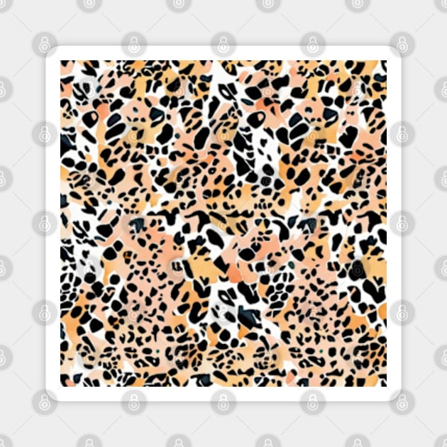 Leopard pattern gift ideas Magnet by WeLoveAnimals