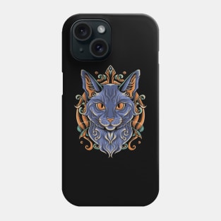 Mystic Cat Tattoo Phone Case