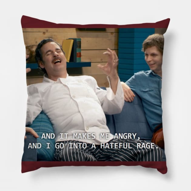 Cake Boss Hateful Rage Paul F Tompkins Pillow by CakeBoss
