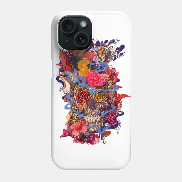 skull garden Phone Case by makapa