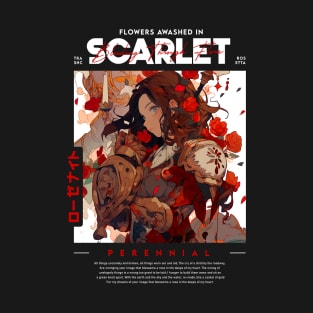 Scarlet Anime Girl T-Shirt
