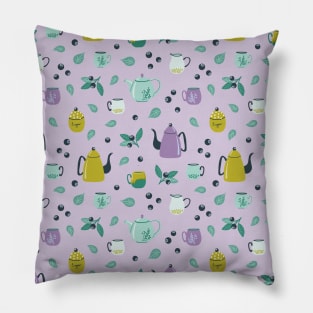 Ceramic kitchenware pattern Pillow