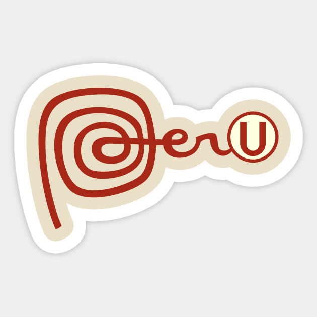 Universitario de Deportes - Peru - Sticker | TeePublic