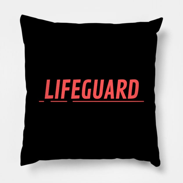 Lifeguard Pillow by Realfashion