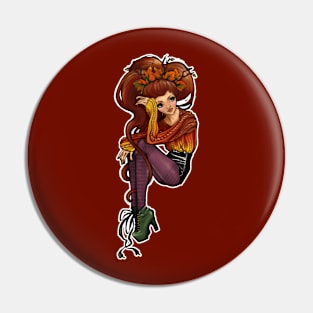 Autumn Girl Pin