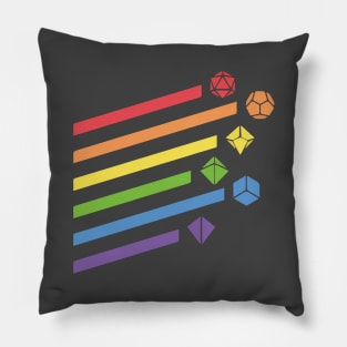 Rainbow Flying Dice Pillow