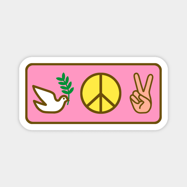 Peace! Magnet by AdrianaStore