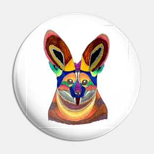 Bat-eared Fox Pin