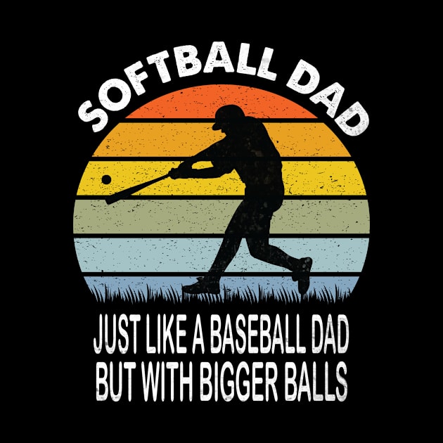 softball dad gift by othmane4