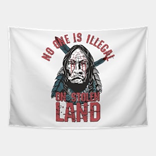 red indian heritage Tapestry