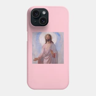 Saint Jesus for Christmas in watercolors Phone Case