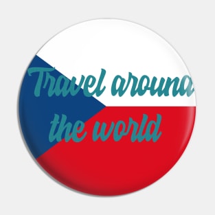 Travel Around the World - Czech Republic Pin