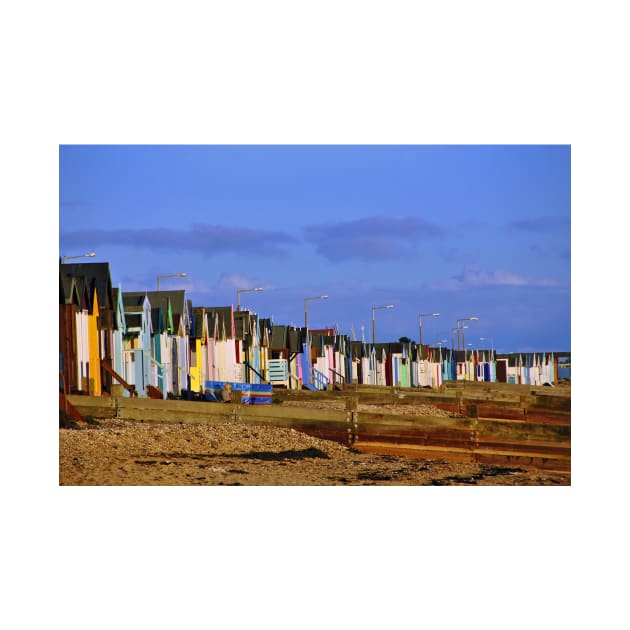 Thorpe Bay Beach Huts Essex England by Andy Evans Photos