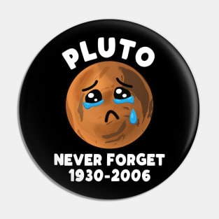 Pluto Never Forget 1930 - 2006 Pin