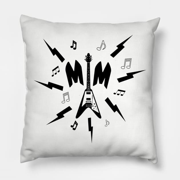 Maximum Mayhem Logo Tee Pillow by Abby Christine Creations