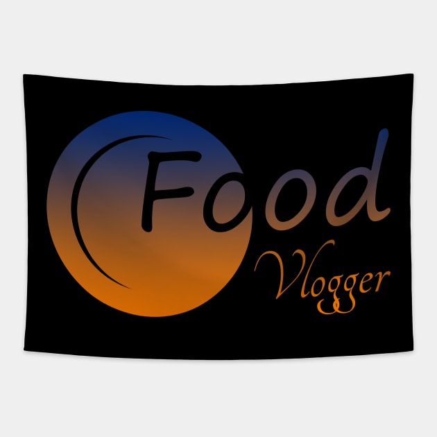 Food Vlogger 03 Tapestry by SanTees