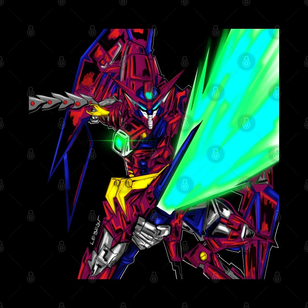 the gundam wing epyon in anime classics by jorge_lebeau