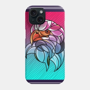 Colorful of eagle illustrations Phone Case