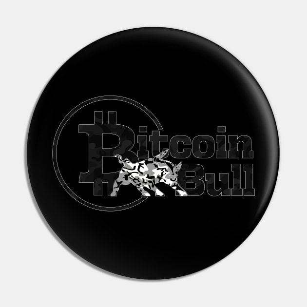 Bitcoin Crypto Bull Pin by BitcoinSweatshirts