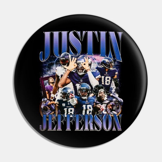 Justin Jefferson Graphic Tee Pin by ShirtsPlug