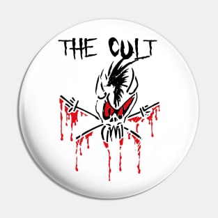 the cult headbang Pin