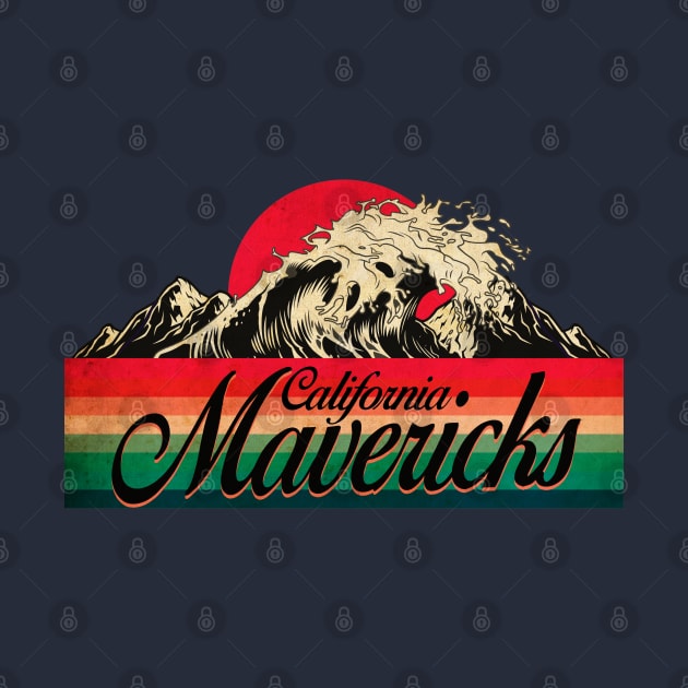 Mavericks Big Wave California by CTShirts