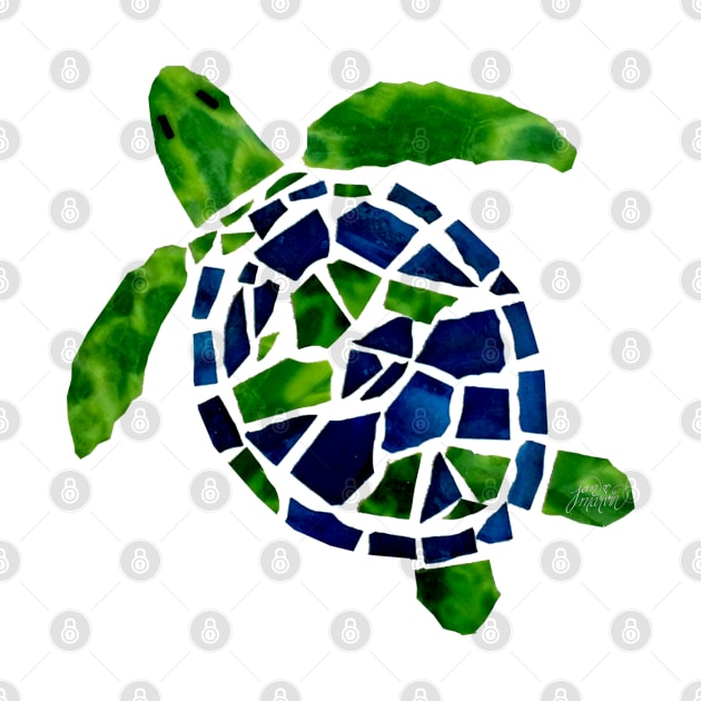 Turtle Mosaic Cutout by janmarvin