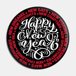 Happy New Year Motivational Pin