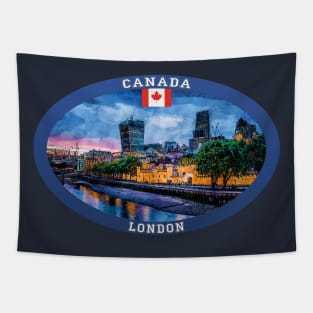 London Canada Travel Tapestry