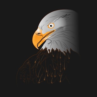 eagle line art T-Shirt