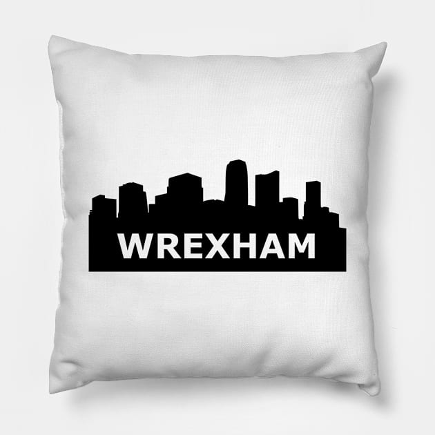 Wrexham Skyline Pillow by gulden