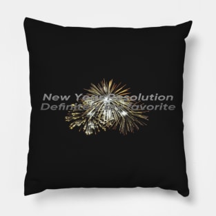 New Year Resolution Parody Pillow