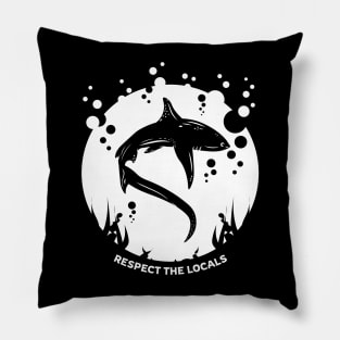 Respect the shark - Shark conservation Pillow