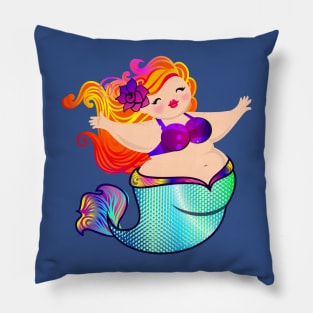 Sunset Mermaid Pillow