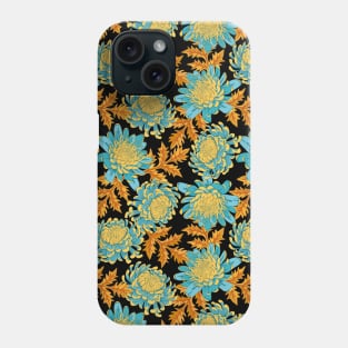 Chrysanthemum floral pattern Phone Case