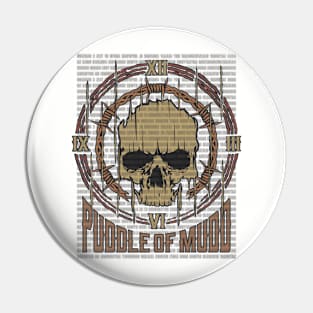 Puddle of Mudd Vintage Skull Pin