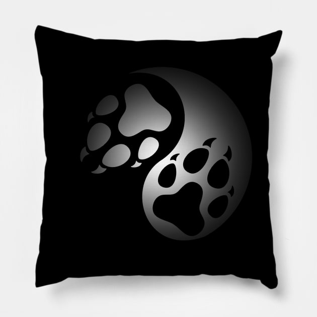 WOLF PAW Pillow by GardenOfNightmares