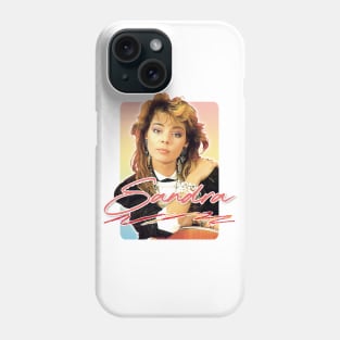 Sandra Cretu // 80s Retro Fan Art Design Phone Case