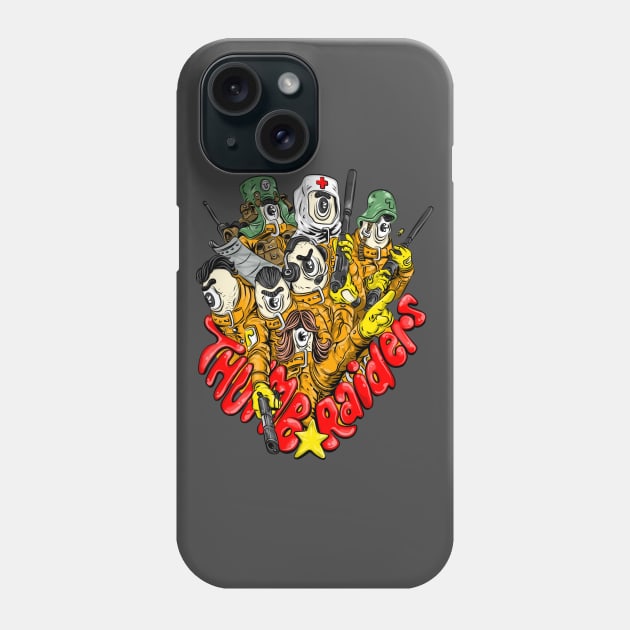 Thumb Raiders Phone Case by Leo Pringadhy