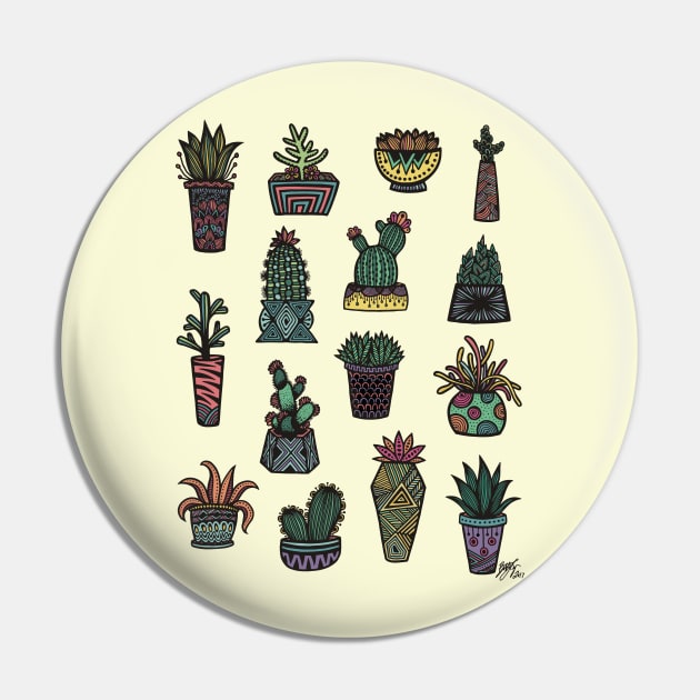 My Succulent Collection Pin by zenspiredesigns01