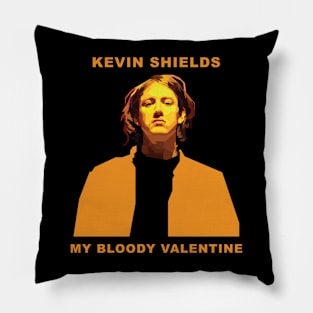 Kevin Shields In Vector Art Pillow