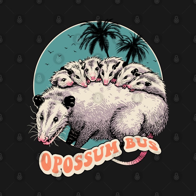 Opossum Bus by Vincent Trinidad Art