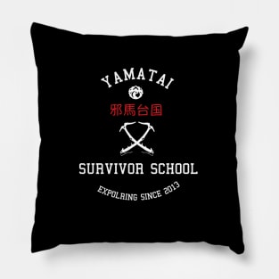 Yamatai Survivor School (White) Pillow