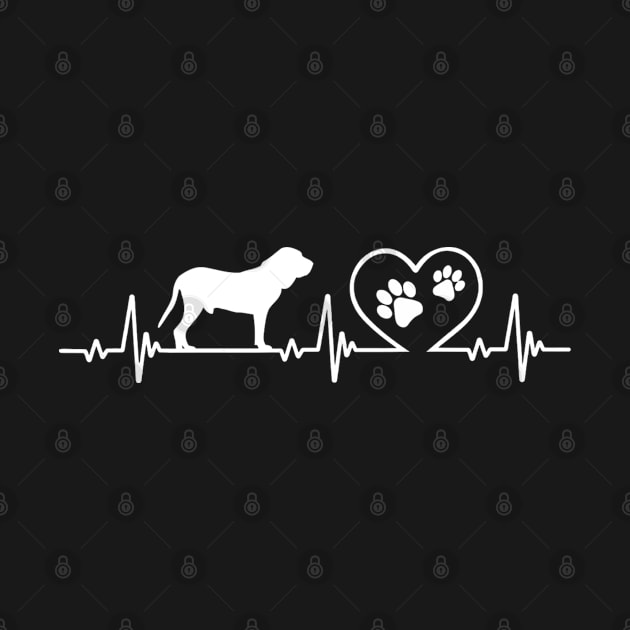 Fila brasileiro Lover Heartbeat by Barking Boutique