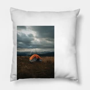 Camping Images Pillow