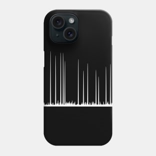 Chromatogram, white Phone Case