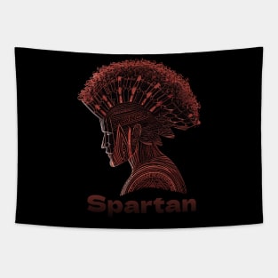 "Spartan Warrior Legacy" - Epic Spartan Art Print Tapestry