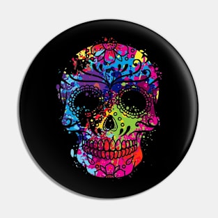 Sugar Skull Day of the Dead Pin