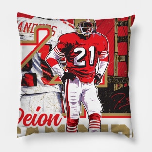 Deion Sanders Tee T-shirt Pillow